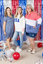 IN STOCK Colorblock Fullzip - Liberty Stars Trio