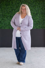 IN STOCK Colbie Ribbed Cardigan - Lavender