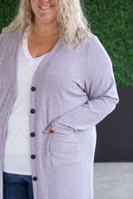 IN STOCK Colbie Ribbed Cardigan - Lavender