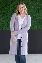 IN STOCK Colbie Ribbed Cardigan - Lavender