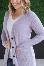 IN STOCK Colbie Ribbed Cardigan - Lavender