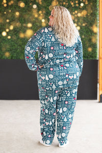 IN STOCK Evergreen Christmas Pajama Set FINAL SALE