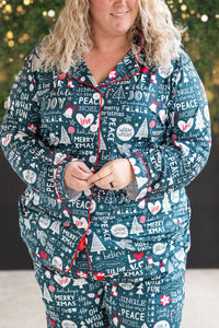 IN STOCK Evergreen Christmas Pajama Set FINAL SALE