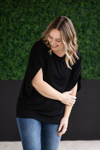 IN STOCK Darcy Dolman Top - Black