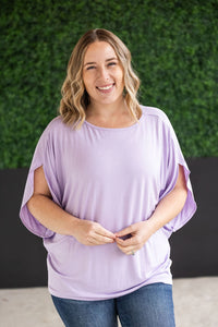 IN STOCK Darcy Dolman Top - Lavender