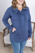 IN STOCK Mia Scuba Halfzip - Slate Blue