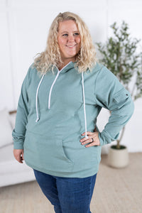 IN STOCK Pixie Pocket Halfzip Hoodie - Sage