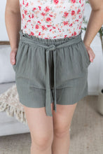 IN STOCK Libby Linen Shorts - Olive