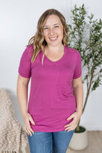 IN STOCK Sophie Pocket Tee - Magenta