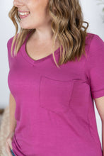 IN STOCK Sophie Pocket Tee - Magenta