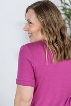 IN STOCK Sophie Pocket Tee - Magenta