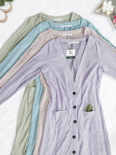 IN STOCK Colbie Ribbed Cardigan - Lavender