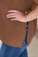 IN STOCK Annie Open Knit Top - Brown