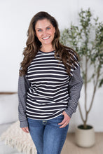 IN STOCK Mixed Stripes Pullover Top