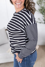 IN STOCK Mixed Stripes Pullover Top