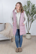IN STOCK Harlow Long Vest - Blush