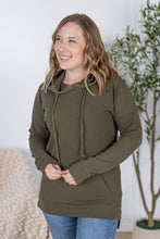 IN STOCK Kacey Ribbed Hoodie - Olive