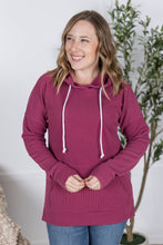 IN STOCK Kacey Ribbed Hoodie - Mulberry