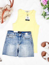 IN STOCK Tara Ribbed Tank - Yellow