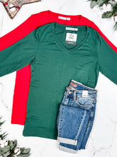 IN STOCK Larissa Long Sleeve - Evergreen