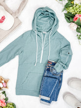 IN STOCK Pixie Pocket Halfzip Hoodie - Sage