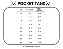 IN STOCK Pocket Tank - American Stars and Stripes Blue