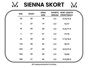 IN STOCK Sienna Skort - Navy Floral Bliss
