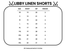 IN STOCK Libby Linen Shorts - Olive