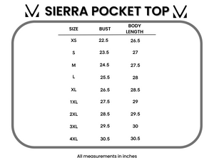 IN STOCK Sierra Pocket Top - Light Teal