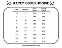 IN STOCK Kacey Ribbed Hoodie - Dusty Blue