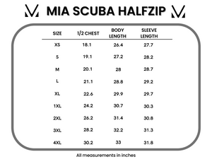 IN STOCK Mia Scuba Halfzip - Slate Blue