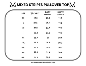 IN STOCK Mixed Stripes Pullover Top
