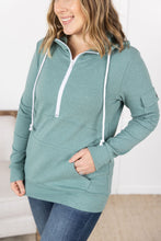 IN STOCK Pixie Pocket Halfzip Hoodie - Sage