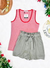 IN STOCK Libby Linen Shorts - Olive
