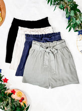 IN STOCK Libby Linen Shorts - Olive