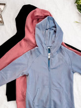 IN STOCK Scuba FullZip Hoodie - Black