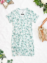 IN STOCK Knot Dress - Green Floral