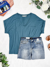 IN STOCK Sierra Pocket Top - Light Teal