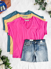 IN STOCK Sierra Pocket Top - Light Teal
